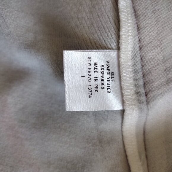 Cubism brown top w zipper with long sleeves - Picture 6 of 6